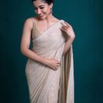 Rashmika Mandanna Instagram – Saree on me or salwar – you choose. 🐒😚