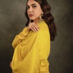 Ritu Varma Instagram – 🌻🌻

Styled by @nikhitaniranjan
Outfit @paulmiandharsh 
Jewellery @stylorisilver @nacjewellers 
MUA @abhiramisivakumar Hair @sharmilahairstylist 
Photographed by @kiransaphotography