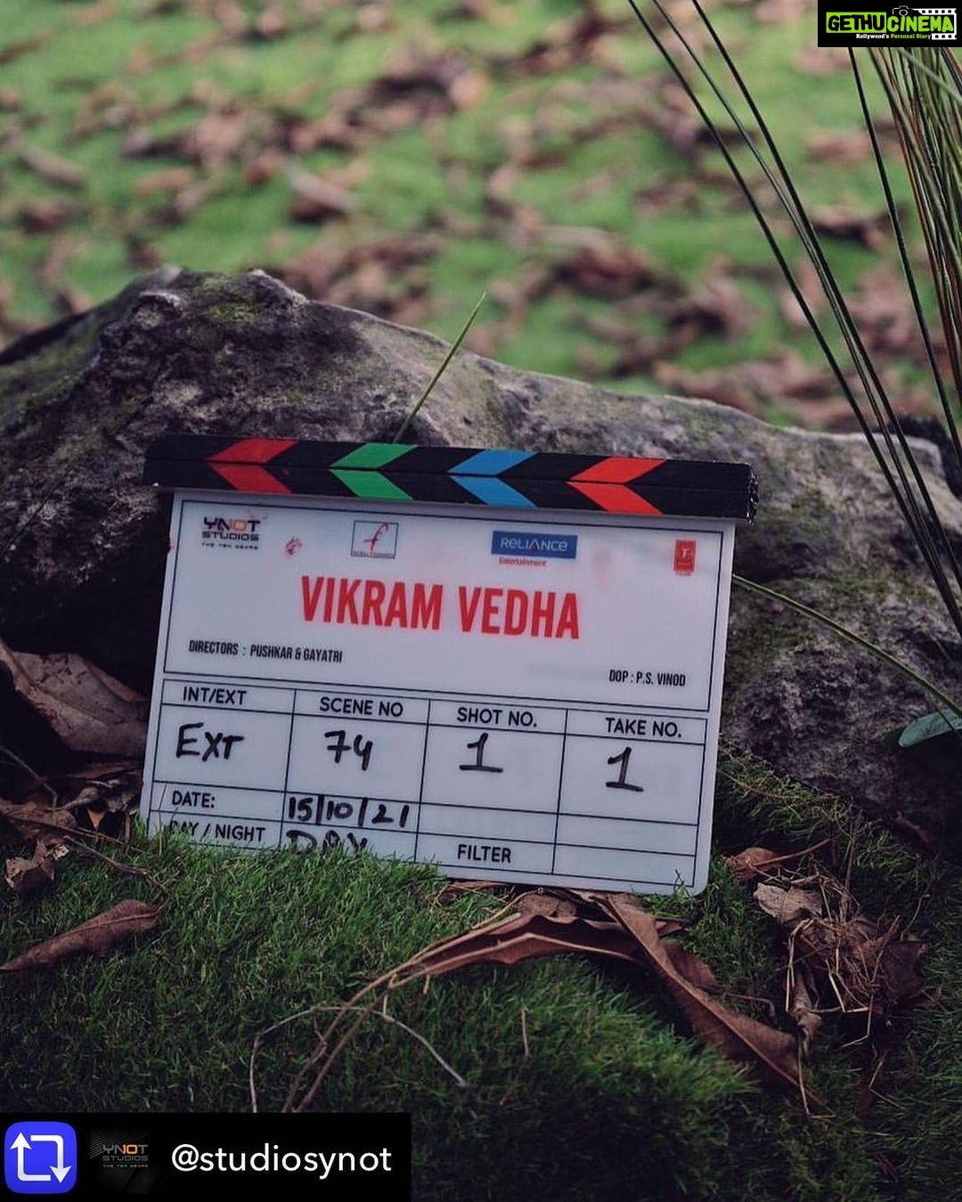 Rohit Suresh Saraf Instagram - This Diwali is extra special, for the celebration is ten folds. So happy to be working with the best in the business to tell a story that’s so incredible. It’s been a dream! 🧿♥️ #VikramVedha
