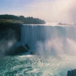 Rohit Suresh Saraf Instagram - Niagara Series (1/2) . . . . #niagara #niagarafalls #niagarafallscanada #waterfall #water #blue #lilac #aqua #terrifyingyetbeautiful #travel #landscape #toronto #canada @niagarafallstourismcanada @toronto_insta Niagara Falls, Ontario
