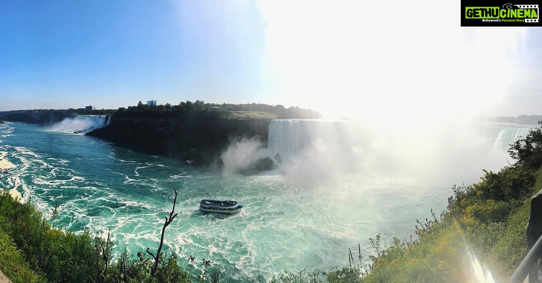 Rohit Suresh Saraf Instagram - Niagara Series (1/1) . . While I was in Toronto for TIFF 2017, I got an opportunity to spend one entire day roaming about in the city and exploring, all by myself, for the first time EVER!! Obviously I saw the extraordinary Niagara Falls before anything else and I still can't get over how surreal it was. ♥️ . . . #niagara #niagarafalls #toronto #canada #travel #landscape Niagara Falls, Ontario
