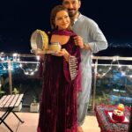 Rubina Dilaik Instagram - Mera chand ♥️🧿 @ashukla09 . . . . Styling: @ashnaamakhijani Outfit: @drzya_ridhisuri