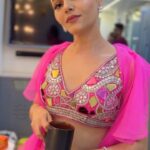Rubina Dilaik Instagram - 🌸 . . . . Styling: @ashnaamakhijani Outfit: @surabhi.gandhi