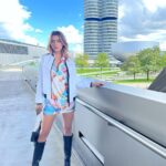 Ruhi Singh Instagram - The ultimate driving machine. @bmw @bmwwelt @bmwindia_official #bmw #cars #bmwm #bimmer #bimmergirls BMW Welt | BMW Museum