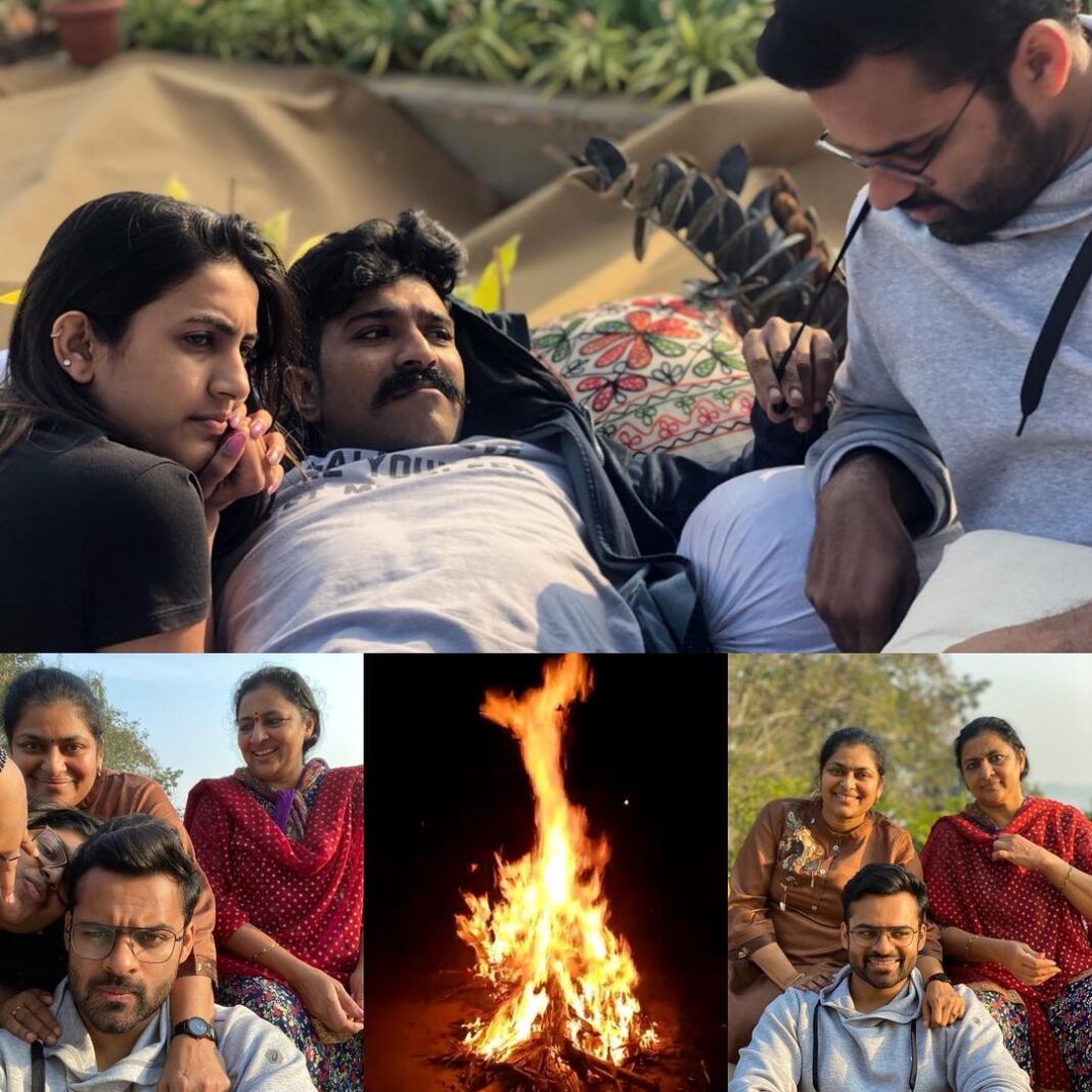 Sai Dharam Tej Instagram - మీకు,మీ కుటుంభ సభ్యులందరికి భోగి పండగ శుభాకాంక్షలు #family #love #❤️ #bhogi #2020 #sankranthi