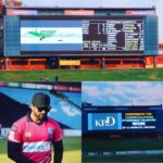 Sai Dharam Tej Instagram – A legendary sports park… Never in my wildest dreams did I think I’ll see my name on that scoreboard…what a feeling 🥰🥰🥰 #supersportparkcenturion #johannesburg #southafrica #cricket #love #❤️