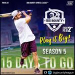 Sai Dharam Tej Instagram - #Repost @bigbountyleague with @get_repost ・・・ ‪The BIG BOUNTY LEAGUE Is back. This time its going to be a much BIGGER BLAST.. Season 5 from Feb 2nd. ‬ ‪Register your team today and be a part of the bigger battle!! ‬ ‪ Contact - 7995566886, 9160636449 for more info.. ‬ ‪#PlayitBIG #CommonMansCricket #HyderabadCricket #Hyderabad ‬#Cricket #IndianCricket #HydCricket #Bounty #BigBountyLeague