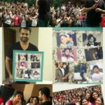 Sai Dharam Tej Instagram - Loved the vibe at the fest in St.Francis college for women, it reminded me of my college days thank you so much for inviting me ☺️🙏🏼. And I loved the collage that you guys gave me thank you for that 😊