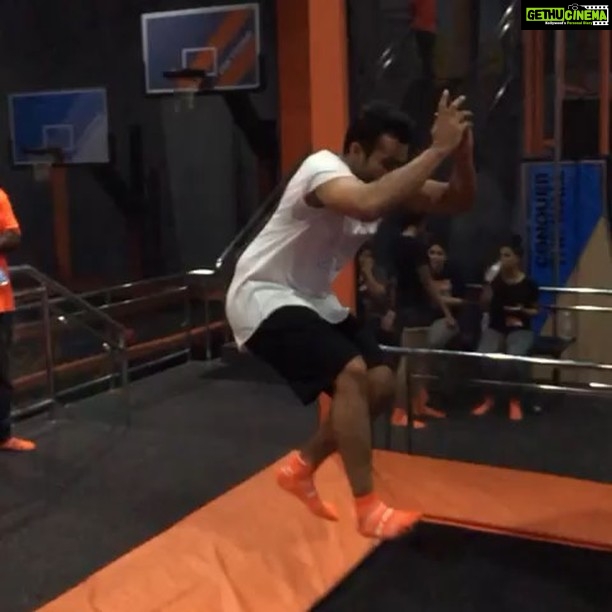 Sai Dharam Tej Instagram - Perfect end to my Monday at @SkyZonehyderabad where you will experience the jumps and highs of life.