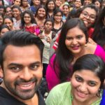 Sai Dharam Tej Instagram - Loved the vibe at the fest in St.Francis college for women, it reminded me of my college days thank you so much for inviting me ☺️🙏🏼. And I loved the collage that you guys gave me thank you for that 😊