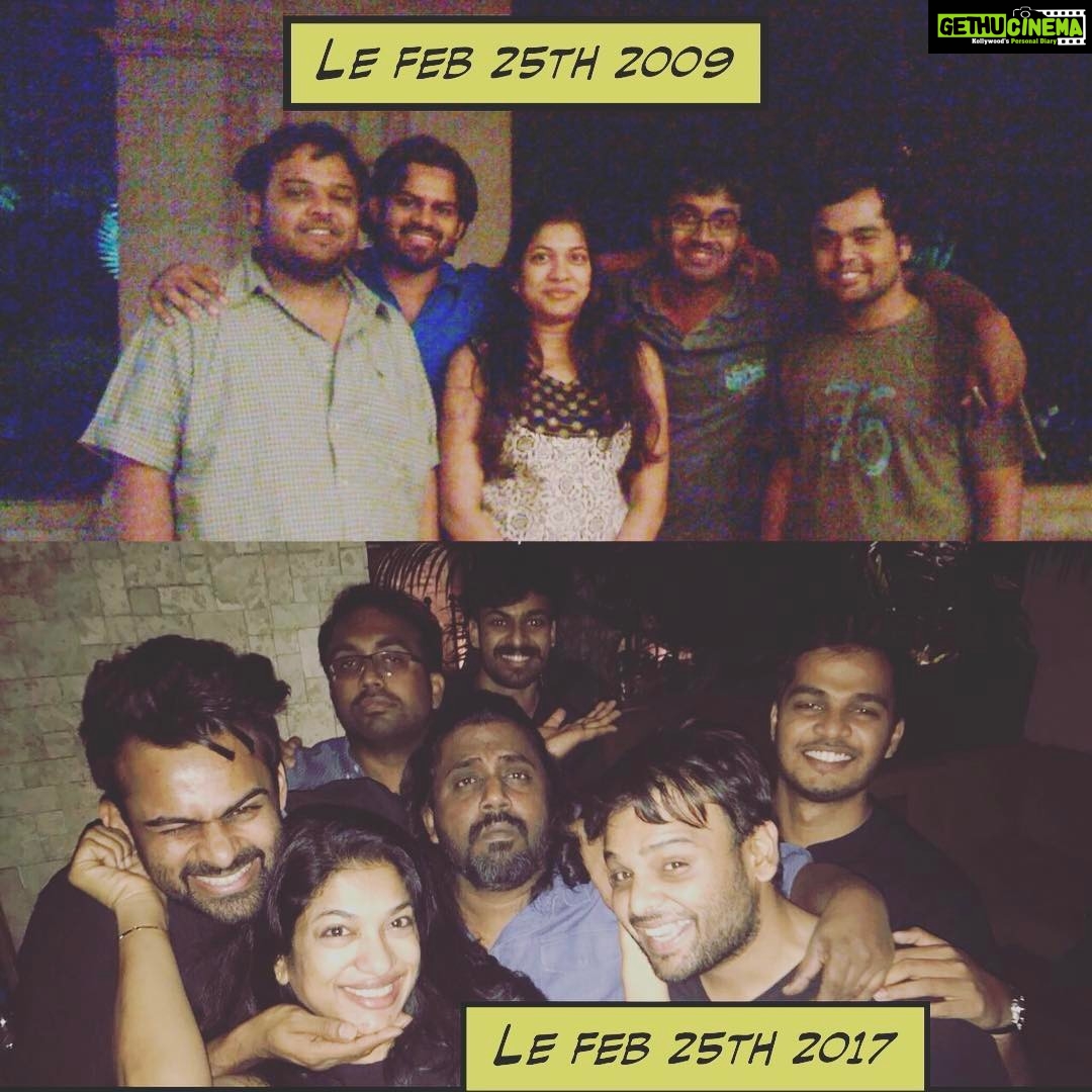 Sai Dharam Tej Instagram - #throwback #2009 to #2017 #family #friends