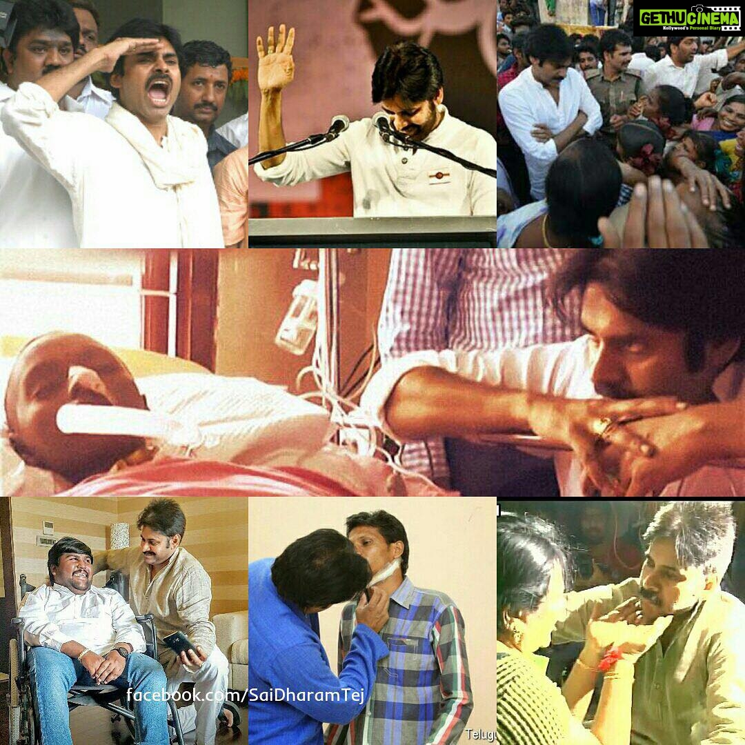 Sai Dharam Tej Instagram - #HBDPawanKalyan Garu 😊