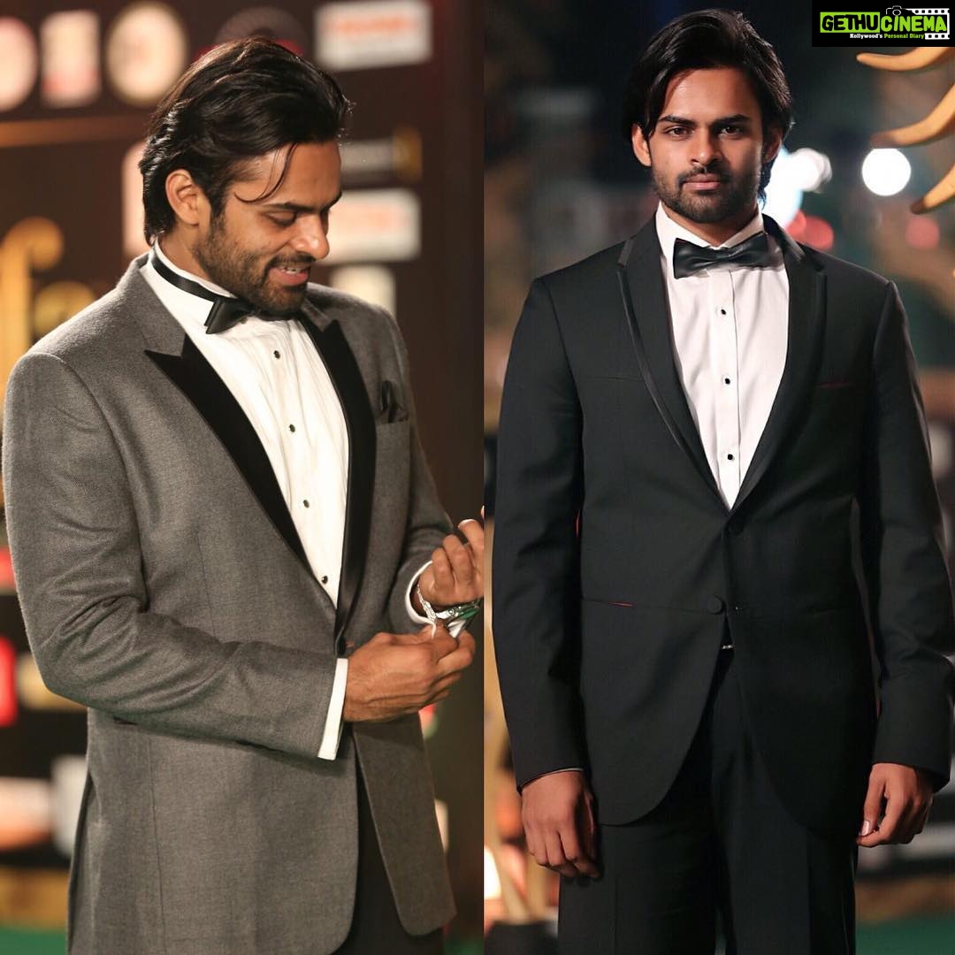 Sai Dharam Tej Instagram - #iifautsavam2016 @indpat thank you very much @sanjaykumarofficial thanks to you also