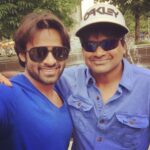 Sai Dharam Tej Instagram - #shoot#subramaniamforsale#director#harishshankar#NYC Columbus Circle