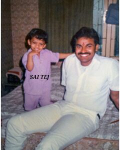 Sai Dharam Tej Instagram - The man behind me getting into sports and arts...Wishing one of my pillars of support and strength @nagababuofficial mama, a very Happy Birthday.