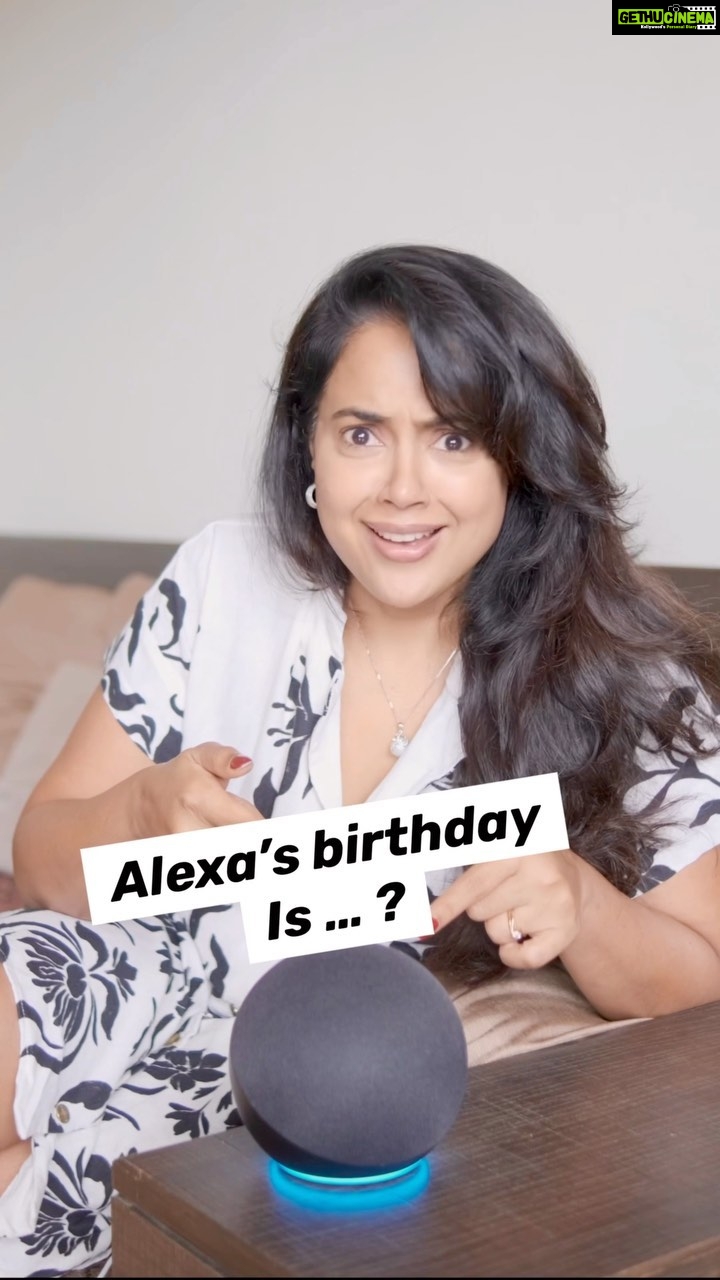 Sameera Reddy Instagram - How well do I know my bestie Alexa? Did you know that Alexa speaks in Hindi as well?! You too can get your hands on one! Get your festive shopping done right with some of the biggest deals of the year on Amazon Devices. Get up to 66% off on Echo smart speakers, smart displays, and earbuds, among a host of other exciting offers on Fire TV, Kindle, and Alexa smart home combos. #JustAsk #GetSmartWithAlexa #AmazonSeLiya #AmazonGreatIndianFestival @amazonalexaindia
