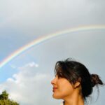 Samyuktha Menon Instagram - 🌈 #rainbow #joy #littlesunshine #rain #beauty