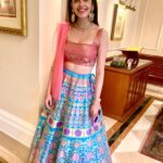 Sanjana Sanghi Instagram - Quick transformation of self : from trying to embrace the lehenga vibe, to believing the lehenga party should never have and never reach it’s logical end 💃 🎈 ♥️ The Imperial, New Delhi