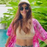 Sanjana Sanghi Instagram - Sun’s out, Sanj’s out 🌴☀️ 🏍 . . . @hireavilla 👚 : @summersomewhereshop Goa