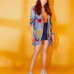Sanjana Sanghi Instagram - Chin up, you’re amazing.💛☀️ . . . . | Wearing @cartier @bulgari @eshaamiinlabel1 • Shoes : @7.10store • @eshaamiin1 📸: @rohanpingle 💄 : @taskeen_c @ritashukla22 |