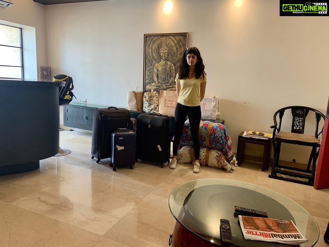 Sanjana Sanghi Instagram - Today, I moved out of my first ever home that I could call my own in Mumbai, to move on. And I’ve been scared knowing that day is approaching, but of course equally excited about a new space. My time here, 1.5 years, reminded me of a feeling I’ve grown up with, which I spoke about at my TEDx talk in Ahmedabad (which you guys will get to get to watch soon online), of how our physical spaces have such a deep impact on us. This home, involved many firsts for me, it was the first time I lived and worked by myself, away from my family and friends back home in Delhi, and in that process literally unravelled sides to myself I was entirely unaware of. It was excruciatingly hard initially, but now looking back, equally rewarding, because nothing good comes easy, I guess? Every corner has warm memories and such precious moments attached to it, but it’s no more my space. It’s been my companion through deep character prep, tough meetings, fittings, look tests, dinners, lunches, parties, and an endless list of other things. Here’s to moving on, but also to hoping I don’t miss it too much, and my little world around it. 🏠 🌍