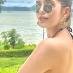 Sanjana Sanghi Instagram - The joy of little little little things in life ♥️ ☀️ 🌴 #VacationWithdrawals . . . @kayak @kayak_in #collab . . . . . 👗 @tryagaintoobad @styled_by_meera