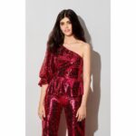 Sanjana Sanghi Instagram - All that glitters isn’t necessarily gold ☺️ | Embracing color 💐 . . . . . 💄: @mehakoberoi | 👗: @who_wore_what_when | 📸 : @gauravmishra.photography