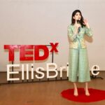 Sanjana Sanghi Instagram - Thank you for having me, Ahmedabad! ♥️ You made this so incredibly special! The gujju in me felt like this was homecoming. :’) Your warmth was palpable from the moment I got there & I wish I could stay back and answer each and every question you guys had, but here’s to getting many more such chances. 💫 @tedxellisbridge @ted Props to the pillars : 👗-list : @bornaliicaldeira Wearing @nitaradhanrajlabel Jewellery @box_of_hues 💄 : @pooja.dhakan1 👧: @diptipatel_mogadiya Ahmedabad, India