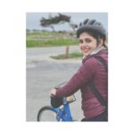 Sanjana Sanghi Instagram - Riding down the winding hills of the beautiful 17-mile drive along the Pacific coast with the crisp air hitting my face, ending up with a perpetual red nose, what a good time. 🚲 ⛅️ Monterey, California