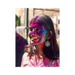 Sanjana Sanghi Instagram - Hoping your Holi too was filled with lots of colour, laughter, joy and being unaesthetically unrecognisable ♥️ Happy Holi! 🎨 Mumbai, Maharashtra