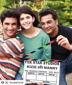 Sanjana Sanghi Instagram - Capturing memories from the sets of #KizieAurManny #Repost @foxstarhindi ・・・ @sanjanasanghi96 --> Kizie= 🎧 @sushantsinghrajput --> Manny= 📽 Presenting the crazy duo with @castingchhabra from the sets of #KizieAurManny. @arrahman @sonymusicindia Jamshedpur