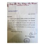 Sanjana Sanghi Instagram – I woke up to my father’s text of a letter he received at home saying : “My daughter seems to be a Gold Medalist of Delhi University!!!!” To be called back by my Alma Mater to receive this award was an indescribable feeling. And to not be able to be there to physically receive it was heart breaking. 
All my teachers and professors who changed my life, I’m forever indebted to you. 
And now, treading along the journey of the #FaultInOurStars .
.
. (Apologies for the long social media hiatus) Lady Shri Ram College for Women