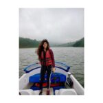 Sanjana Sanghi Instagram - That smile is an absolute lie and a failed cover up for a petrified me struggling to find my balance on a rather aggressive speed boat Periyar (river)