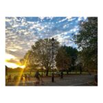 Sanjana Sanghi Instagram - It was a perfect day | Capturing the setting sun as I cycled through Hyde Park with the biting cold wind caressing my face. . . . . . #travelgram #naturephotography #hydepark #vsco #wanderlust #sunset #naturelover #shotoniphone7 London, United Kingdom