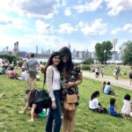 Sanjana Sanghi Instagram - Amidst face stuffing and bar hopping. . . . . . #summer #travelgram #smogasburg #newyorkcity Smorgasburg Food Market, Brooklyn New York