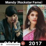 Sanjana Sanghi Instagram - Alright! #Repost @instantbollywood with @repostapp ・・・ Remember Mandy (Sanjana Sanghi) from Rockstar?. She played the younger sister of Nargis Fakhri in the movie. And now, she's back with Hindi Medium all grown up . #instabollywood #bollywood #india #indian #desi #mandy #sanjanasanghi