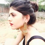 Sanjana Sanghi Instagram - Sneak peak from a super fun shoot with @voylah and @sunalika0307 #ethnic #jewellery #minimal