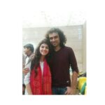 Sanjana Sanghi Instagram - 6 years of spending some of the best times learning about life and beyond, yet our first and only photograph together. True magician! #ImtiazAli