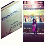 Sanjana Sanghi Instagram - Getting back up on that #magnificent stage which taught me most about life, where hours were spent performing and transforming. #noplacelikeschool#Founders2014 Modern School