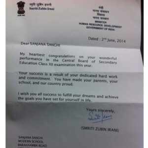 Sanjana Sanghi Instagram - All of it, worth it. #hrdminister#whaddup