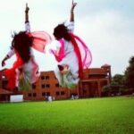 Sanjana Sanghi Instagram - Best #sky # modernschool #independenceday#throwback @vedikamohan