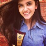 Sanjana Sanghi Instagram – VICTORYFEELSGOOD.#modernschool#debate.