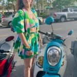 Sanjana Sanghi Instagram - Riding around new landscapes (obviously in the search for food) is standard behaviour now, courtesy #DhakDhak 💕 ________ @kayak @kayak_in #collab . . . . . 👗: @styled_by_meera @tryagaintoobad @sorbae.clothing @shopeurumme @thecaistore Phuket Old Town