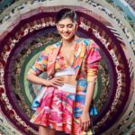 Sanjana Sanghi Instagram - May all the color & joy in the world forever be ours! 🌈💜 #OMPressRun 🎥 Dubai, United Arab Emiratesدبي
