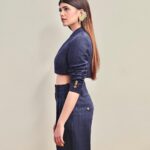 Sanjana Sanghi Instagram - Kavya all suited up.💥🤓 Amity Dubai, we shall see you all shortly! #OMPressRun 🏃‍♀️