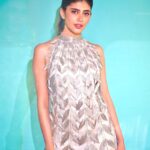 Sanjana Sanghi Instagram - It’s #OM time baby! ♥️🔥 Kavya got into a little bit of a dress to kick off #OM Press. 👗🏃‍♀️⚔️