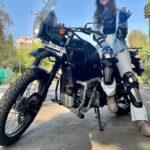 Sanjana Sanghi Instagram - Bit the bullet!!! 💥🏍 There really are no words to describe the nervousness, thrill and joy of the past few months in training for and picking up a new skill such as this. I couldn’t have ever imagined being able to, feeling right at home while on the road continuously and falling in love with it, for life. Need your blessings & hugs as we’ve hit the ground running on my next film and our passion project #DhakDhak ♥️🎥 . . . . @dhakdhakjourney #RatnaPathak @diamirzaofficial @fatimasanashaikh @viacom18studios #OutsidersFilms @blmpictures @dudeja_sahaab @parijat_joshi @taapsee @ajit_andhare @pranjalnk @aayush_blm