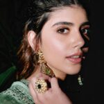 Sanjana Sanghi Instagram - Ek yaadgaar shaam, Garba Raas aur aap sab ke pyaar ke naam 💕💫 . . ________ Styled by @eshaamiin1 👗:@archanajaju.in 💜 @curiocottagejewelry @fizzygoblet 📸 : @leroifoto 💄: @houseofankita @safasheikhbeauty