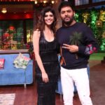 Sanjana Sanghi Instagram - Walking into your television screens tomorrow night with my #OM fam. See you at 9:30PM this Saturday & Sunday on @sonytvofficial at the @tksshowofficial ♥️ The Kapil Sharma Show