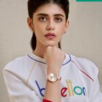Sanjana Sanghi Instagram - Here’s to being committed to creating a greener, better future. And to United Colors of Benetton to always bringing impeccable style & sense of purpose together. 🌈💜 Presenting their Social Collection - a first-ever sustainable & eco-friendly timewear collection by @benetton_india, made consciously with 100% recyclable material. It’s now time to flaunt our style and our purpose, together. #WearYourTime and lead the way for a better, sustainable future 🌏 #BenettonTimewear @benetton_india @flipkart